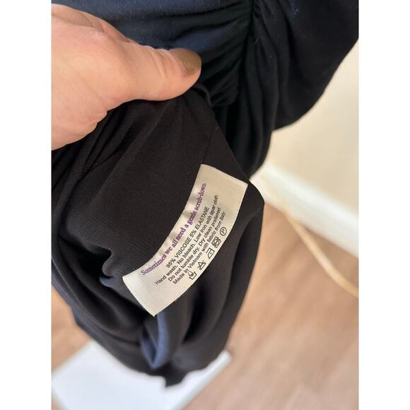 MM. LaFleur The Casey Dress Black Midi size Large - Picture 8 of 9